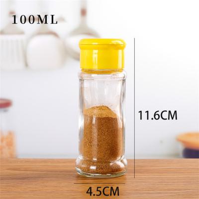 China Glass Shaker Bottle Salt Seasoning Pepper Shaker Bottles Factory Made Decor Storage/Kitchen Spice Jars for sale