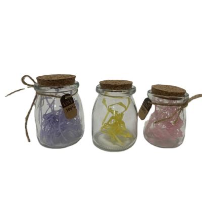 China Other Gift & Good Mini Kit Small Decorative Bottles Glass Craft Price Wishing Bottle With Cork Lid for sale