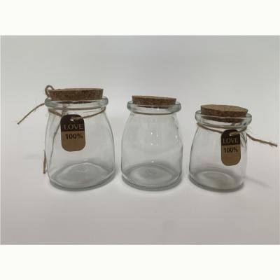 China Other Gift & Craft Factory Wholesale Clear Cork Storage Jar Glass Drift Bottle Mini Bottles With Corks Wishing for sale