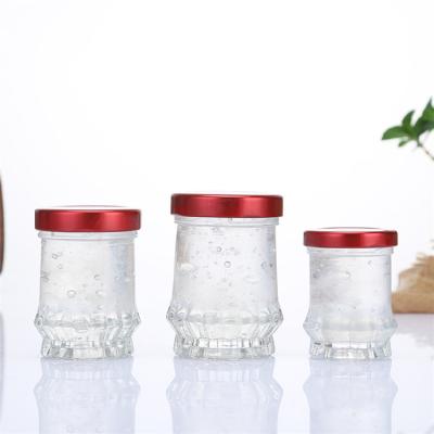 China Original Beverage Factory Sealed Capsule Jam Jar Honey Glass Bird's Nest Glass Bottle for sale