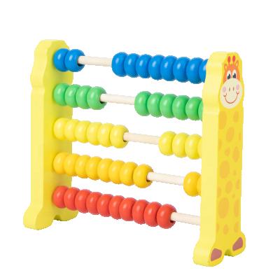 China Wooden Abacus Giraffe Montessori Educational Wooden Toys Caterpillar Eco-friendly Material Other Kids Math Toys For Child Soroban Abacus Count for sale