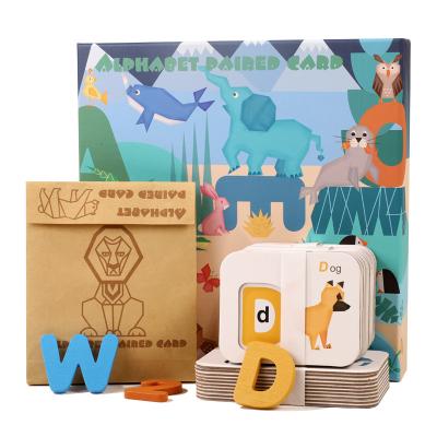 China ABC Eco-Friendly Material Kids Alphabet&Digital Learning Toys Scrable Letters Game Kids Early Educational Toys For Children Baby Wooden Toys Gift for sale