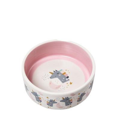 China Hot Selling Viable Pet Dog Bowl Custom Color Ceramic Healthy Bowl Easy To Clean Practical Pet Anti Slip Bottom for sale