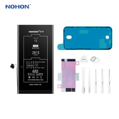 China Standard Mobile Phone Nohon Lithium Ion Batteries Cells 2815mah Rechargeable Mobile Phone Battery For iPhone 12 Mini Original OEM for sale