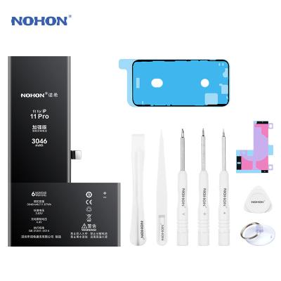 China NOHON 2022 Mobile Phone Standard Capacity Phone Battery For Apple 11 Rechargeable Lithium Batteries Smartphone Batteries for sale