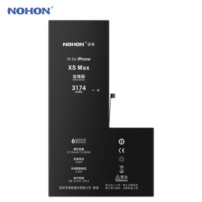 China NOHON mobile phone for iPhone Xs maximum cell original mobile phone lithium battery high capacity rechargeable batteries for sale