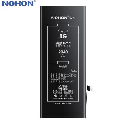 China Original NOHON Mobile Phone Battery For Apple iPhone 8 High Capacity Phone Rechargeable Batteries+ Free Tools for sale