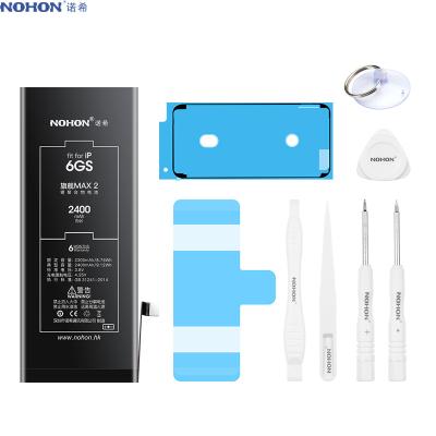 China Original Mobile Phone NOHON Standard Capacity Battery For iPhone 6 6S High Capacity Replacement Batteries Tools Free Sticker for sale