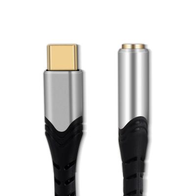 China The usb aux. Gold Plated Car Connector Jack Earphone Adapter Dedicado Cable Type To C 3.5mm Audio Adapter for sale