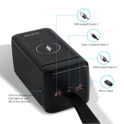 China Promotional Quick Release 220V Output Handheld Charging Powerbank Computer Usb Wireless Power Bank Support Promotional Touch Control for sale