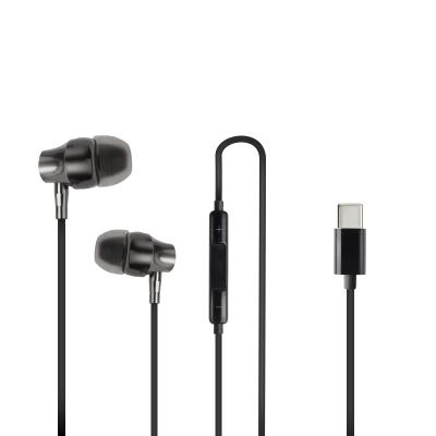 China Custom New Arrivals In-Ear Headsets Original Sound Waterproof Mobile Wired Type C Earbud Headphones for sale