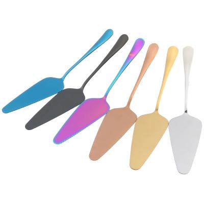 China Minimalist Cutlery Cake Bag Cake Knife Server Stainless Steel Cake Dessert Knife for sale