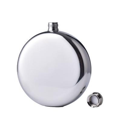 China Minimalist 5 oz Portable Round Creative Balloon Flask Whiskey Flask Stainless Steel Round Bottle for sale