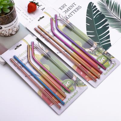 China Environmental Friendly Reusable Color Straw Blister Box And Stainless Steel Color Card Envelope Reusable Gift for sale