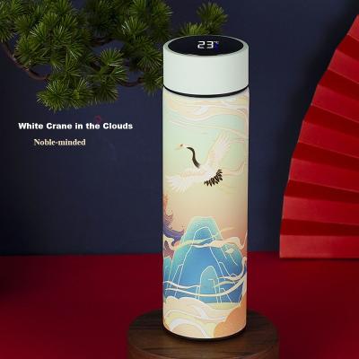 China New Christmas Special Sale Stainless Steel Thermos Folding Border Hot Mug For Kids for sale