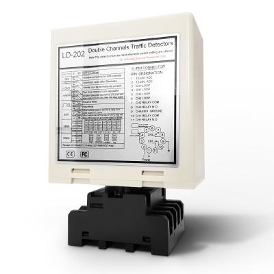 China Environment Drifting Compensation Inductive Loop Detector Dual Channel for sale