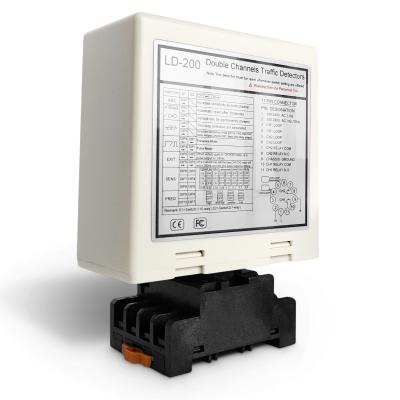 China White Dual Channel Loop Detector 10MS - 90MS Inductive Loop Detector for sale