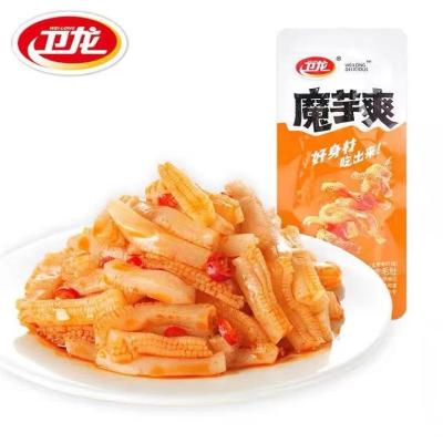 China PRESERVED Wei Long Factory Provides Delicious Chinese Konjac Snacks Products Low Fat Spicy Snacks and Healthy Eating Snacks for sale