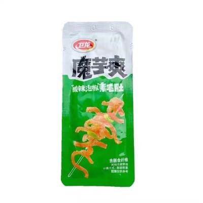 China Preserved Wei Long Manufacturers Supply 18g Samples Box MOQ 1 of Healthy Konjac Snacks and Low Fat Appetizers with Spicy Chinese Flavor for sale