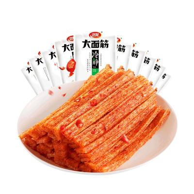 China Big Gluten Cereal Snack Stick Natural Spicy Food Bag Spicy Food Weilong for sale