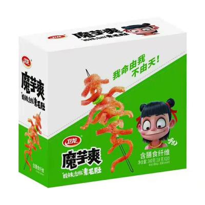 China Weilong Konjak Shuang Grain Snacks Natural Chinese Food Brands Popular Spicy Snacks for sale