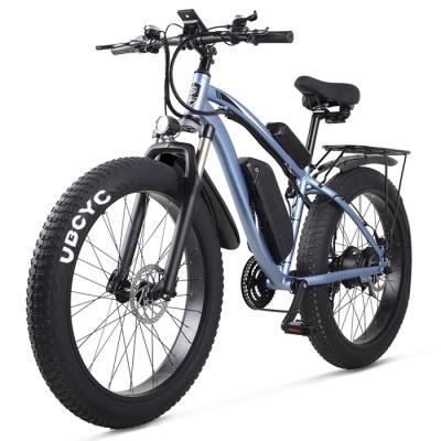 China Hot Selling Aluminum Alloy Electric Bike Adult Mountain 26 Inch 500W E Bikes Fat Tire Electric Bicycle Lithium Battery Electric Bike for sale