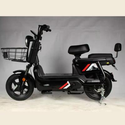 China Steel Ready To Board Electric Scooters 350W Fashion 14 Inch City Electric Bike With Two Seats Electric Scooter 250w Bike for sale