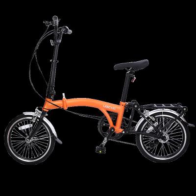 China Aluminum Alloy High Quality Foldable Tri Folding Bicycle 16 Inch Aluminum Alloy Inside View 3 Speed ​​Tri Folding Bike for sale