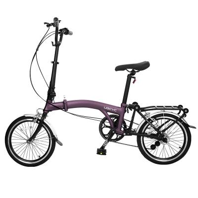 China Aluminum alloy stock ready to ship 16 inch variable speed triple folding bikes new design foldable bicycles for sale for sale