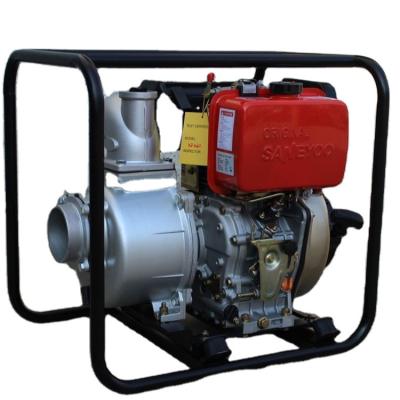 China Irrigation and agriculture 4 inch recoil start diesel engine water pump list diesel water pump for sale