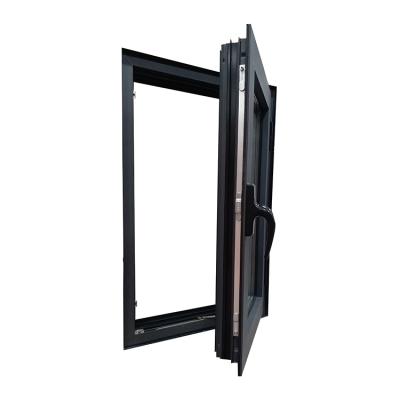 China Swing Top Strength Design Aluminum Casement Window Glass Aluminum Windows Double for sale