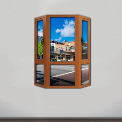 China 2021 Hot Selling Folding Screen Aluminum Custom Casement Window Special Shaped Window for sale