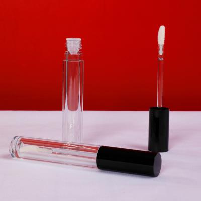 China Hot Selling Luxury Cosmetic Wholesale Clear Around 4ML Empty Custom Lip Gloss Tubes, Lip Gloss Tubes Custom Logo for sale