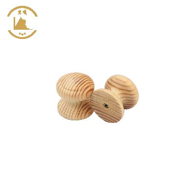 China New Zealand Pine Wood Factory Direct 2020 New Design New Zealand Pine Wood Knobs For Drawers And Cabinet High Quality for sale