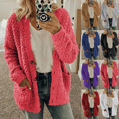 China 2022 viable autumn and winter warm style in Europe and plus-size women's dress hair wool coat coat large yards for sale