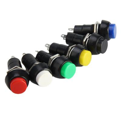 China Nylon+brass PBS-11 Push Button Switch Mounting Hole 12mm Self-Latching/Reset Momentary Switch for sale