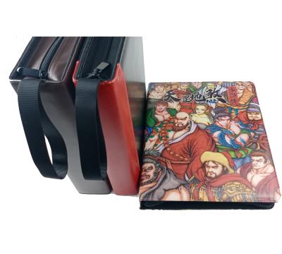 China Storage 9 Pocket Card Album Zipper Folder With Printing - 360 Pocket Top Loading Binder for sale