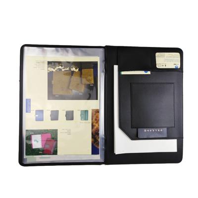 China PU+PVC OEM Leather Presentation A4 Binding Case Folder Custom Presentation Folder for sale