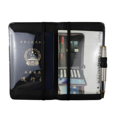 China High Quality Cheap Personalized Business Card Holder PU Leather Passport Holder for sale