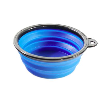 China Sustainable Pet Accessories Collapsible Pet Bowl With Dog Food OEM Or ODM for sale