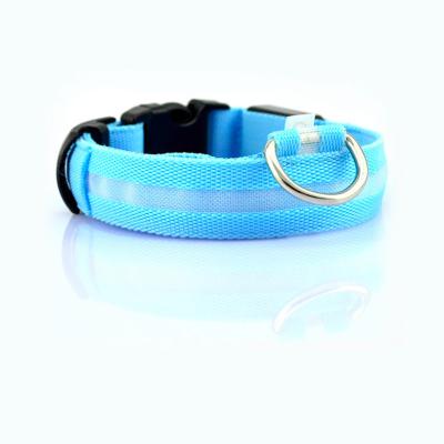 China Thoughtful Pet Supplies Dog Neck Led Collar Rechargeable Pet Collar Luxury Pet Collar for sale