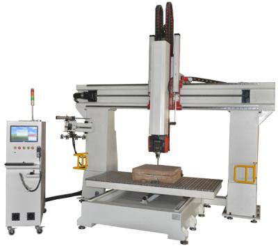 China Hotels 1325 Axis Oscillation 180 Degree 3d Carving 4 Axis 5 Axis CNC Router For Polyurethane Spray Foam Cutting for sale