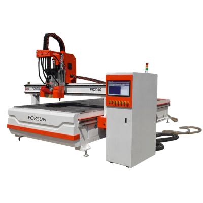 China FORSUN MDF ACRYLIC ALUMINUM WOOD EVA Foam CNC Cutting Machine CNC Oscillating Wood Router Machine with Oscillating Knife for sale