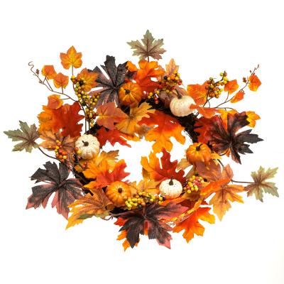 China 2021 Wholesale Latest Flowers Wreaths Transparent Decoration Halloween Party Supplies Wreath For Front Door for sale