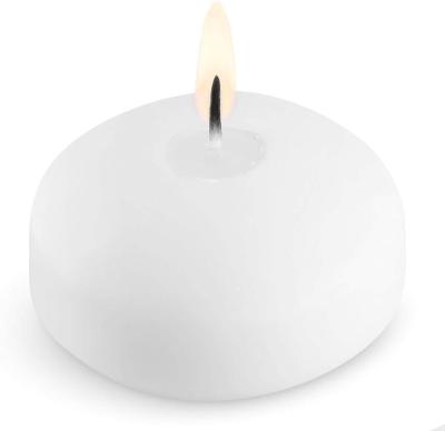 China Set of 24pcs Hot Selling High Quality Outdoor Decoration White Floating Candles for sale