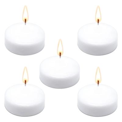 China Discs White Centerpieces at Wedding Party Pool Holiday of 24 Pcs Floating Candles for sale