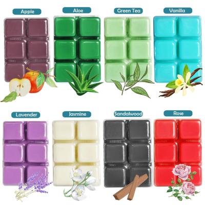 Κίνα Amazon Hot Sell Wholesale Colorful Clamshell Aroma Scented Soy Candles Wax Cube Melts προς πώληση