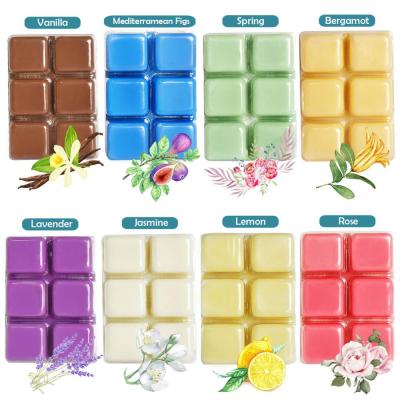 China Scented Wax Cube Melts Blocks For Oil Burners Candles Home Decor for sale