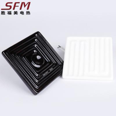 China Quickly Heat Up 60*60mm Industrial Square Ceramic Heater Element For Packing Heating for sale