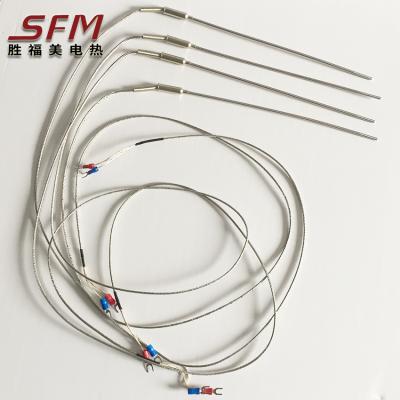 China 2021 Factory Price RTD PVC Armored Fiberglass Thermocouple Waterproof And Insulation Temperature Industry Two Wire Sensor for sale